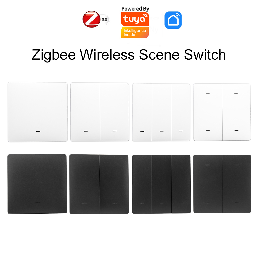 Tuya 4 Channel - Wireless 12 Smart Scene Switch Push
