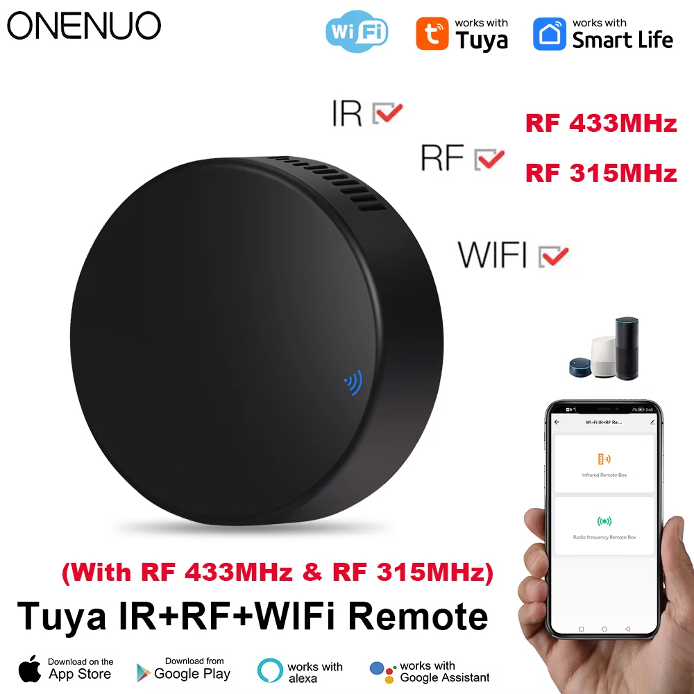 Tuya WiFi RF IR Remote Control - Home Assistant Tuya review and price