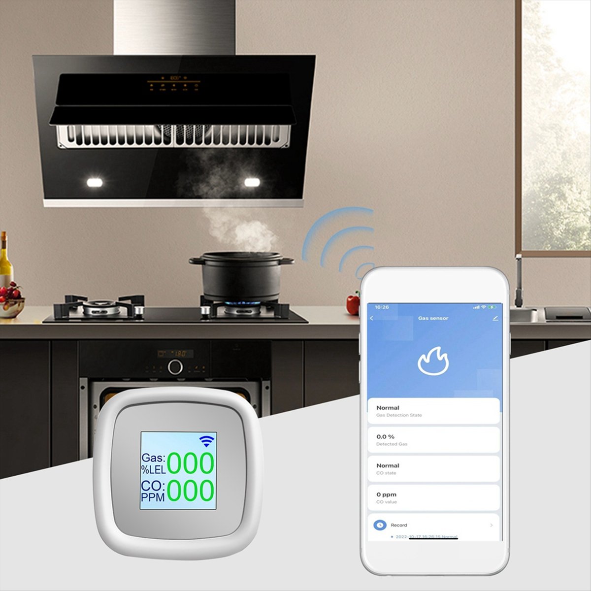 [Y39A]Tuya WIFI Combustible Ga - Tuya Smart review and price